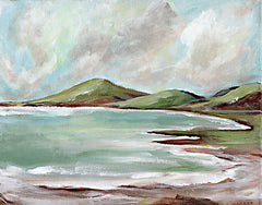 AH109 - Green Hills by the Sea - 16x12