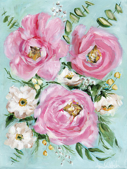 Amanda Hilburn AH111 - AH111 - Pink Pretties - 12x16 Flowers, Pink Flowers, Spring Flowers, Spring, Bouquet from Penny Lane