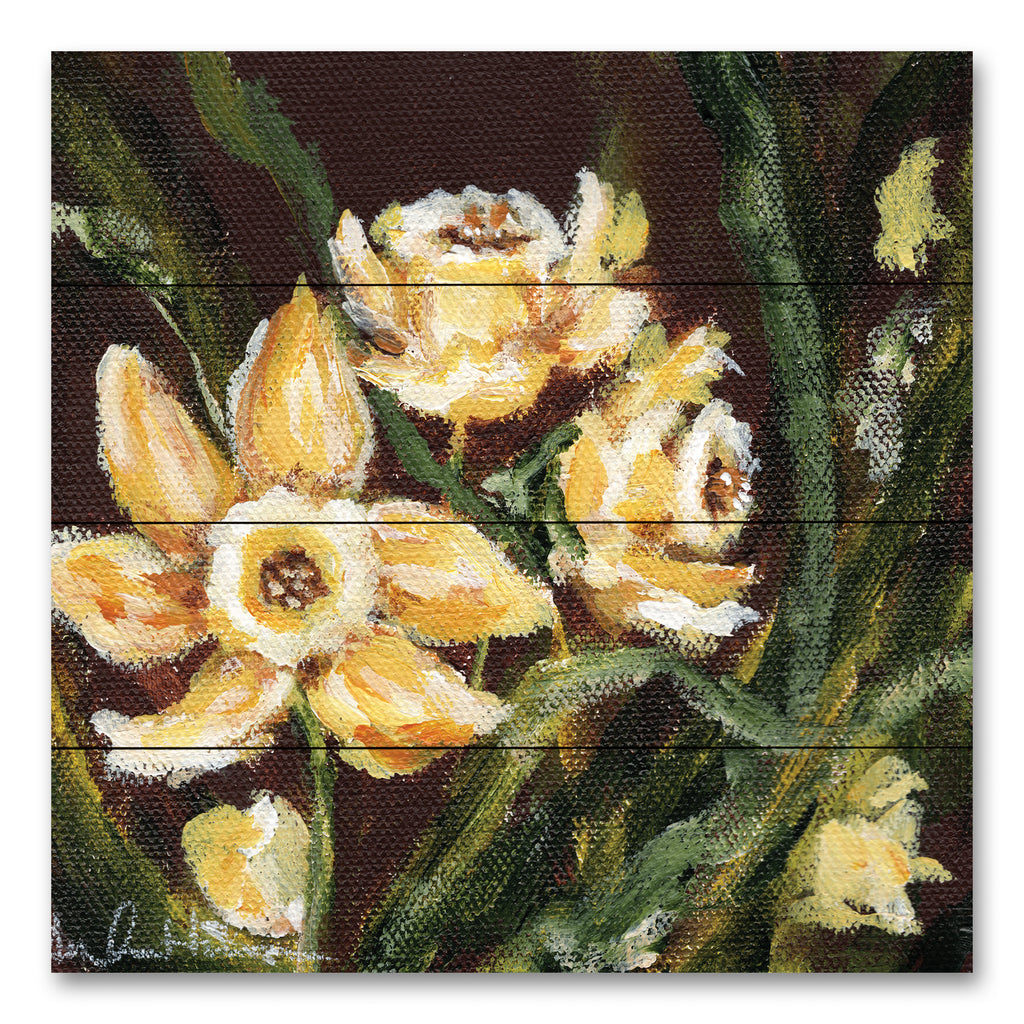 Amanda Hilburn AH119PAL - AH119PAL - Sweet Little Daffodils - 12x12 Daffodils, Yellow Daffodils, Flowers, Spring, Spring Flowers, Decorative from Penny Lane