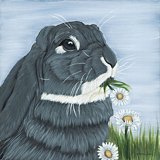 Ashley Justice AJ145 - AJ145 - Posey - 12x12 Rabbit, Bunny, Flowers, Daisy, Spring from Penny Lane