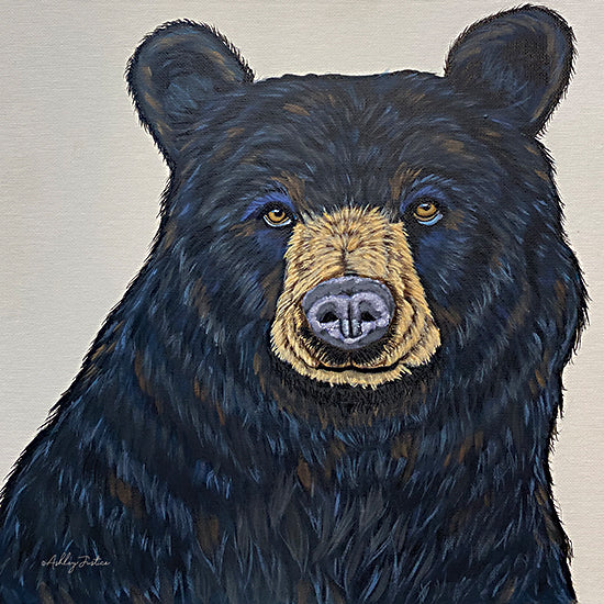 Ashley Justice AJ173 - AJ173 - Brenson Bear - 12x12 Bear, Black Bear, Wildlife, Portrait from Penny Lane