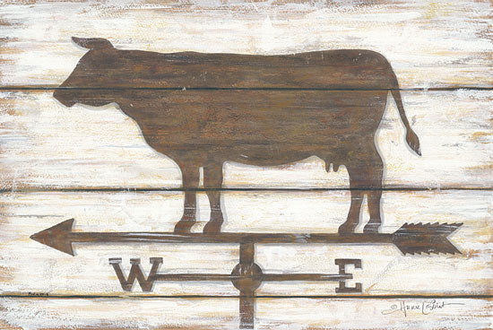 Annie LaPoint ALP1381 - Farmhouse Cow - Farm, Cow, Weather Vane from Penny Lane Publishing