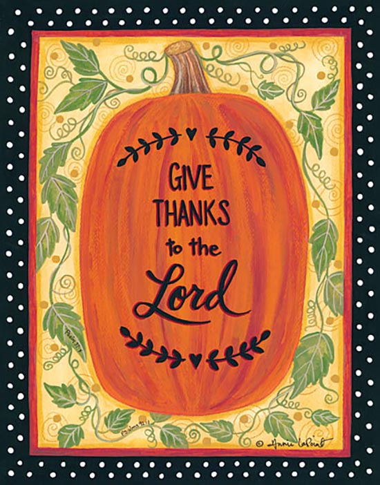 Annie LaPoint Licensing ALP1693 - ALP1693 - Give Thanks to the Lord Pumpkin - 0  from Penny Lane