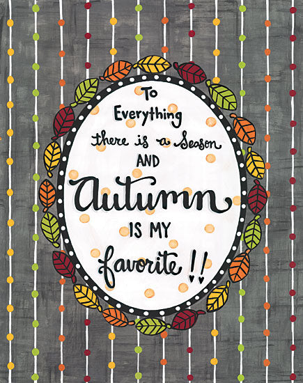 Annie LaPoint ALP1994 - ALP1994 - Autumn is My Favorite - 12x18 Autumn, Leaves, Wreath, Season, Signs from Penny Lane