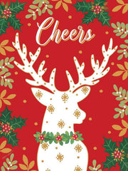 ALP2051 - Cheers Reindeer - 12x16