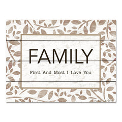 ALP2218PAL - First and Most I Love You - 16x12
