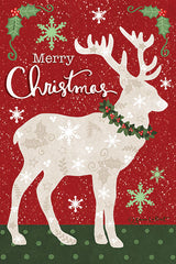 ALP2378 - Merry Christmas Reindeer - 12x18