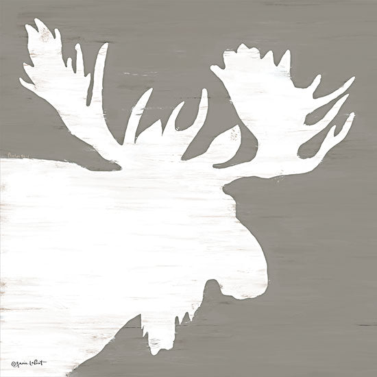 Annie LaPoint ALP2384 - ALP2384 - Moose Silhouette - 12x12 Lodge, Moose, Silhouette, Masculine from Penny Lane