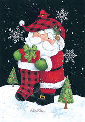 ART1049 - Plaid Hat and Stocking Santa