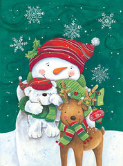 ART1231 - Snowman Friends with Baby Bear - 0