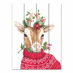 ART1292PAL - Christmas Goat - 12x16
