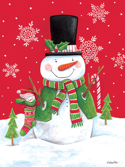 Diane Kater Licensing ART1312LIC - ART1312LIC - Baby in Stocking wit Snowman - 0  from Penny Lane