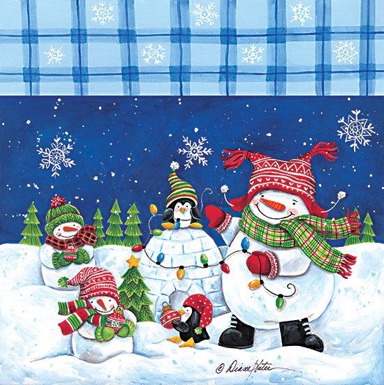 Diane Kater Licensing ART1325LIC - ART1325LIC - Decorating the Igloo - 0  from Penny Lane
