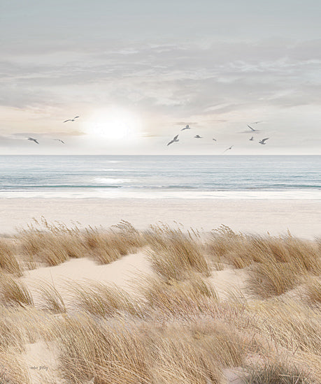 Amber Sterling AS247 - AS247 - A Touch of Sun - 12x16 Coastal, Landscape, Ocean, Beach, Beachgrass, Sand, Birds, Waves from Penny Lane