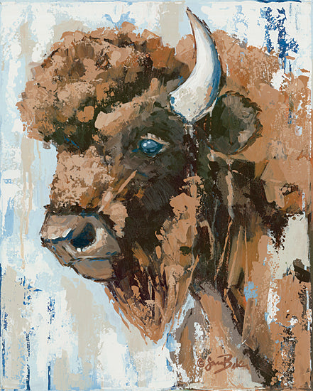 Sara Baker BAKE176 - BAKE176 - Boone the Bison - 12x16 Bison, Buffalo, Portrait from Penny Lane
