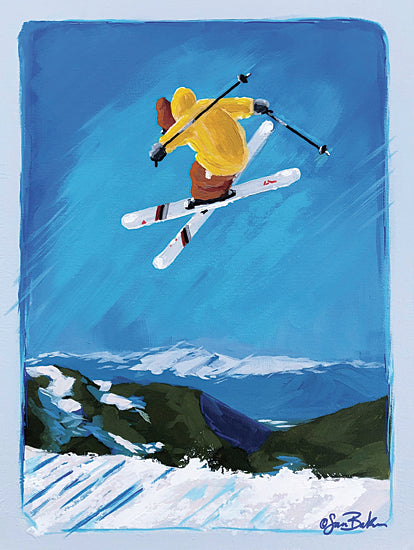 Sara Baker BAKE180 - BAKE180 - Flying Without Wings  keep in-house size - 12x16 Skiing, Mountains, Winter, Snow from Penny Lane