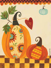 BER1356 - Patterned Pumpkins & Rusty Heart - 0