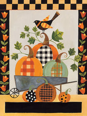 BER1436LIC - Festive Pumpkin Wheelbarrow - 0