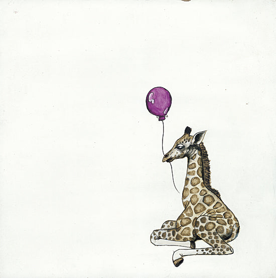 Brit Hallowell BHAR376 - Nursery Giraffe - Baby, Giraffe, Balloon, Nursery from Penny Lane Publishing