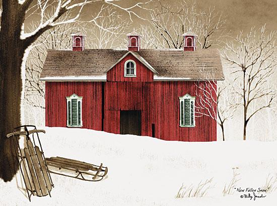 Billy Jacobs BJ1024 - New Fallen Snow - Snow, Sled, Barn, Winter, Farm from Penny Lane Publishing