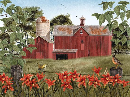 Billy Jacobs BJ1036 - Summer Days - Summer, Flowers, Birds, Barn, Farm from Penny Lane Publishing
