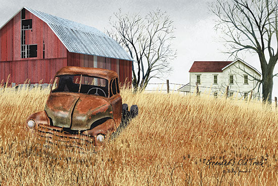 Billy Jacobs BJ1041 - Granddads' Old Truck - Truck, Field, Farm, Barn, Antique from Penny Lane Publishing