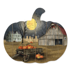 BJ1097PUMP - Spooky Harvest Moon - 17x15