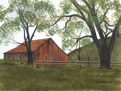 Billy Jacobs BJ1158 - The Old Brown Barn - Farm, Trees, Barn, Country from Penny Lane Publishing