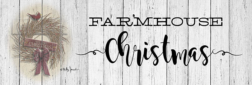 Billy Jacobs BJ1247B - BJ1247B - Farmhouse Christmas - 36x12 Farmhouse, Christmas, Holidays, Wreath, Shiplap, Country from Penny Lane