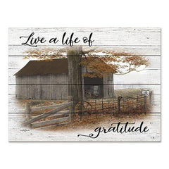BJ1288PAL - Live a Life of Gratitude - 16x12