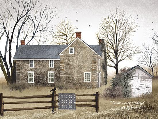 Billy Jacobs BJ136 - Chester County Fieldstone - Stone House, Quilt, Fence, Landscape from Penny Lane Publishing