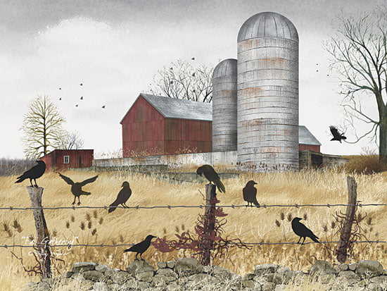 Billy Jacobs BJ186 - Fall Gathering - Birds, Barn, Fields from Penny Lane Publishing