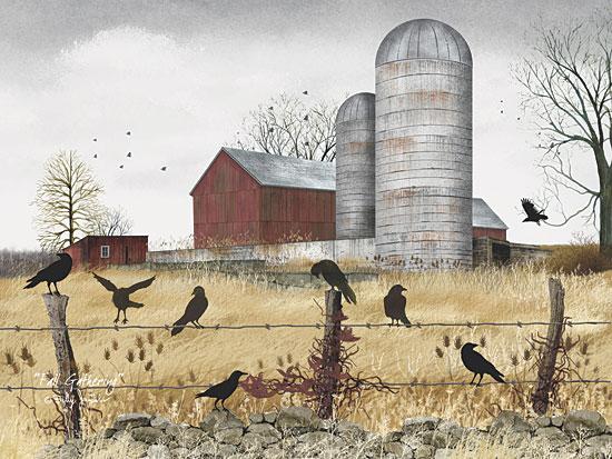 Billy Jacobs BJ186 - Fall Gathering - Birds, Barn, Fields from Penny Lane Publishing