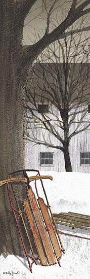 Billy Jacobs BJ401 - Sled - Sled, Snow, House, Trees from Penny Lane Publishing