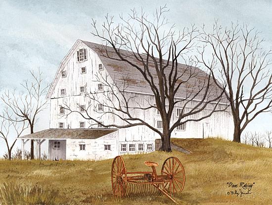 Billy Jacobs BJ447 - Done Raking - Barn, Harvest, Countryside from Penny Lane Publishing