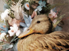 BLUE170 - Woodland Duck Floral Portrait - 16x12
