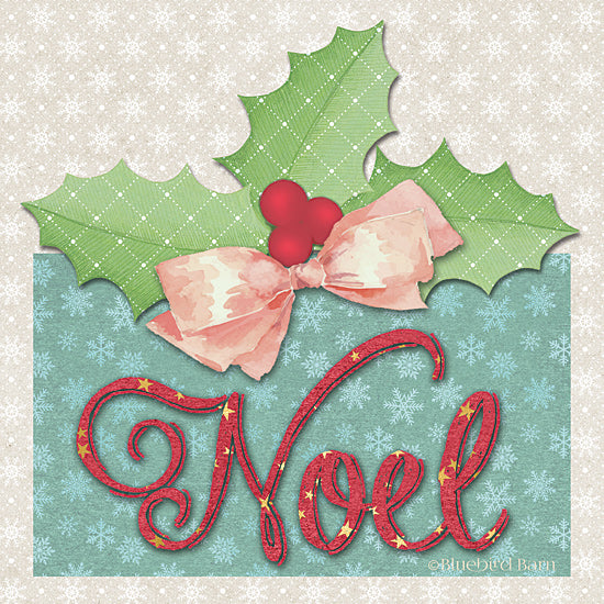 Bluebird Barn BLUE371 - BLUE371 - Noel    - 12x12 Signs, Typography, Noel, Christmas, Bow, Christmas Ivy, Snowflakes from Penny Lane