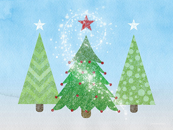 Bluebird Barn BLUE430 - BLUE430 - Very Merry Trees II - 16x12 Holidays, Christmas, Trees, Christmas Trees, Patterns, Winter from Penny Lane