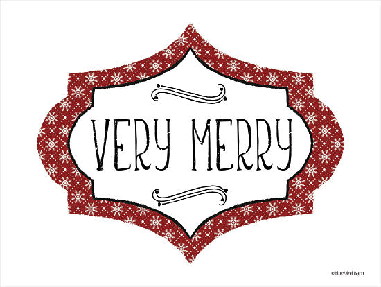 Bluebird Barn BLUE432 - BLUE432 - Very Merry - 16x12 Holidays, Christmas, Merry, Signs, Patterns from Penny Lane