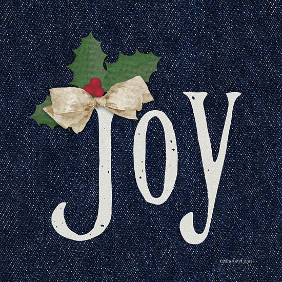 Bluebird Barn BLUE434 - BLUE434 - Joy - 12x12 Holidays, Christmas, Joy, Holly Berry, Bow, Blue & White from Penny Lane