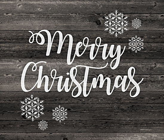 Bluebird Barn BLUE519 - BLUE519 - Merry Christmas - 16x12 Holidays, Merry Christmas, Black & White, Chalkboard, Snowflakes from Penny Lane