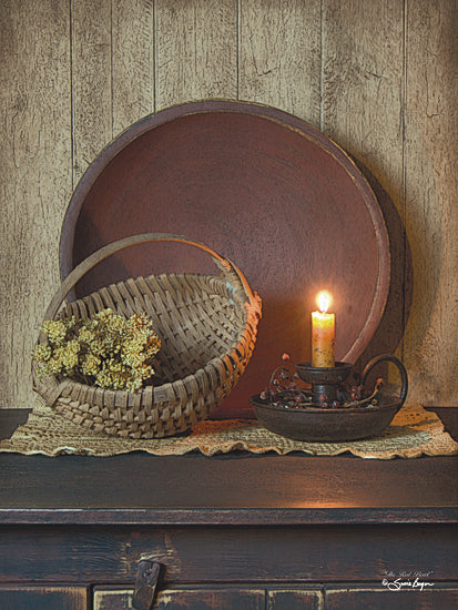 Susie Boyer BOY380 - The Red Bowl - Still Life, Candle, Basket, Bowl from Penny Lane Publishing