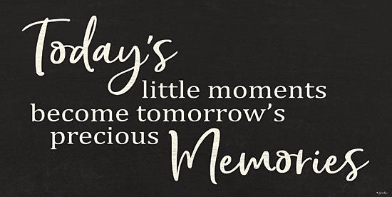 Susie Boyer BOY507 - BOY507 - Today's Little Moments - 18x9 Today's Little Moments, Precious Memories, Typography, Signs, Black Background from Penny Lane