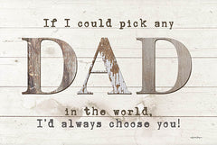 BOY644 - Dad - I'd Pick You - 16x12