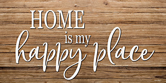 Susie Boyer BOY690 - BOY690 - Home is My Happy Place - 18x9 Home is My Happy Place, Home, Typography, Signs, Wood Background from Penny Lane