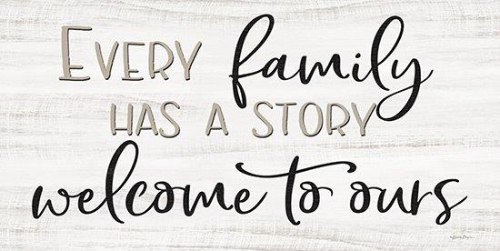 Susie Boyer BOY706 - BOY706 - Every Family Has a Story   - 18x9 Every Family Has a Story, Family, Welcome, Typography, Signs from Penny Lane