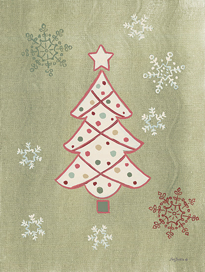 Pam Britton BR484 - BR484 - Holiday Cheer II - 12x16 Christmas Tree, Star, Snowflakes from Penny Lane