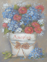BR530 - Rustic Red, White & Blue - 12x16