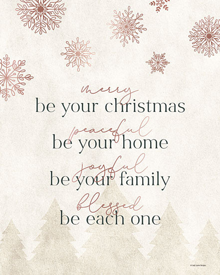 Kyra Brown BRO102 - BRO102 - Merry Be Your Christmas - 12x16 Holidays, Christmas, Merry, Peaceful, Joyful, Blessed, Family, Red and White, Signs from Penny Lane
