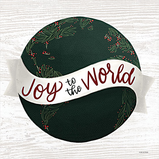 Kyra Brown BRO119 - BRO119 - Joy to the World - 12x12 Joy to the World, World, Holly and Berries, Banner, Holidays from Penny Lane